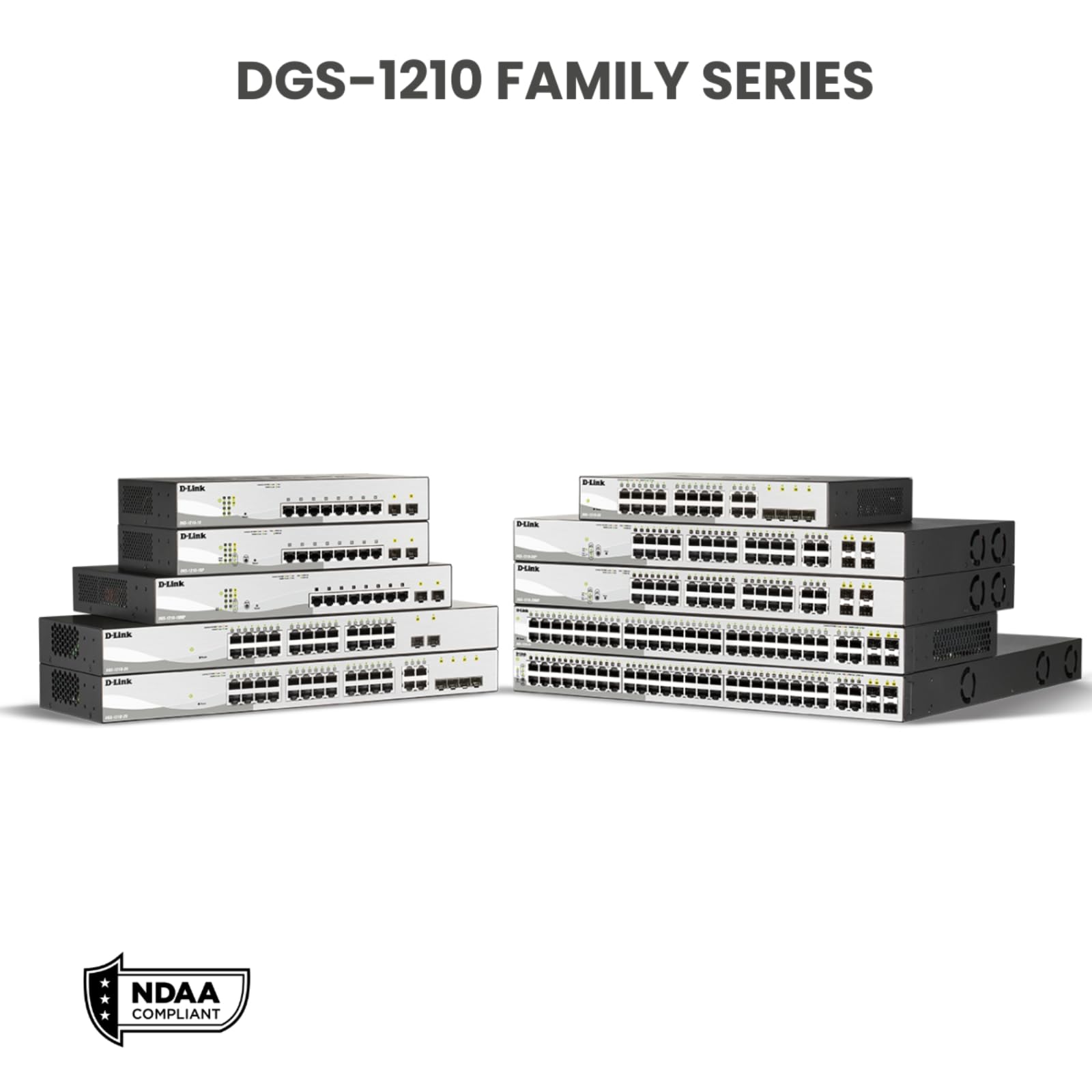 DGS-1210-28 28-Port Gigabit Smart Managed Switch | 24 Ethernet + 4 SFP Ports | Layer 2+ | VLAN Support | Network Cable Tester | Web Management | Rack Mountable | Silent Fanless Design | NDAA Certified | Lifetime Warranty | Ideal for Office Networks, Data Centers & Home Labs
