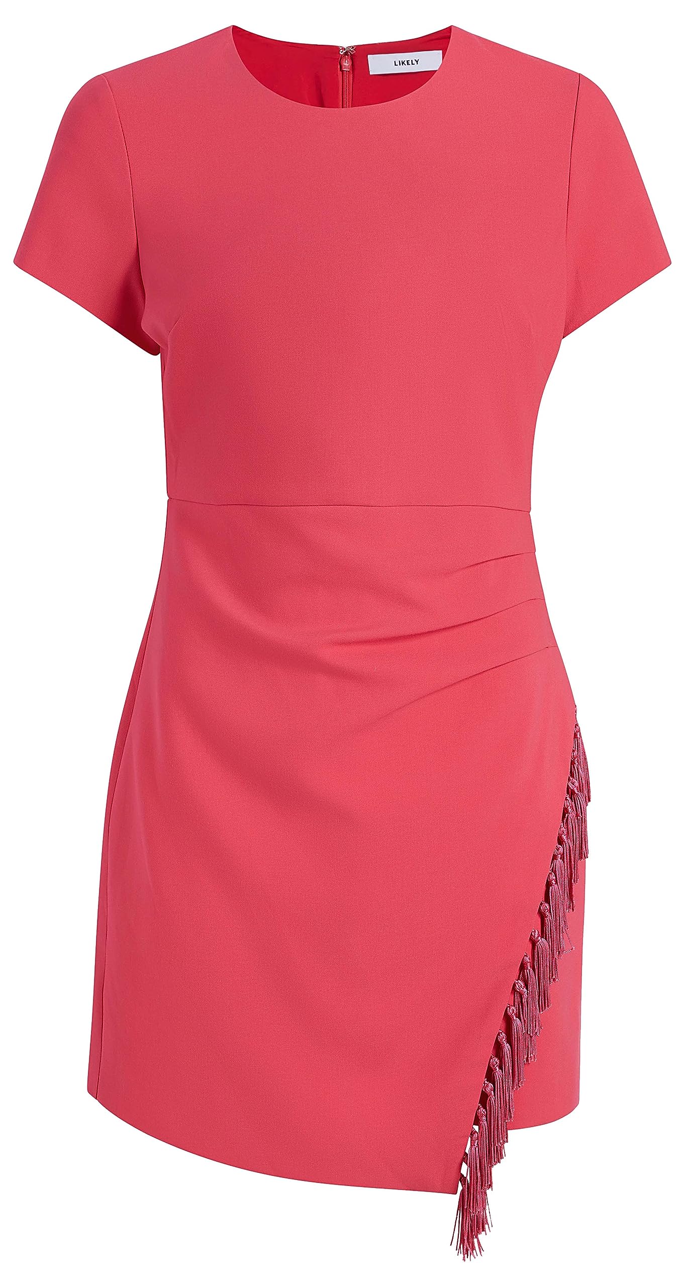 LIKELY Women's Finn Dress - Flowy Summer Midi Dress with Puff Sleeves, Casual & Party Wear for Beach, Vacation, and Date Nights
