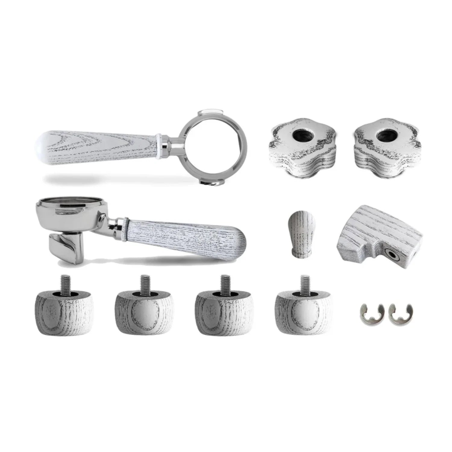 Lelit PL162T Bianca Espresso Machine Ash Wood Accessory Set #LEPLA2210 - Premium Barista Tools for Home Coffee Brewing & Professional Use