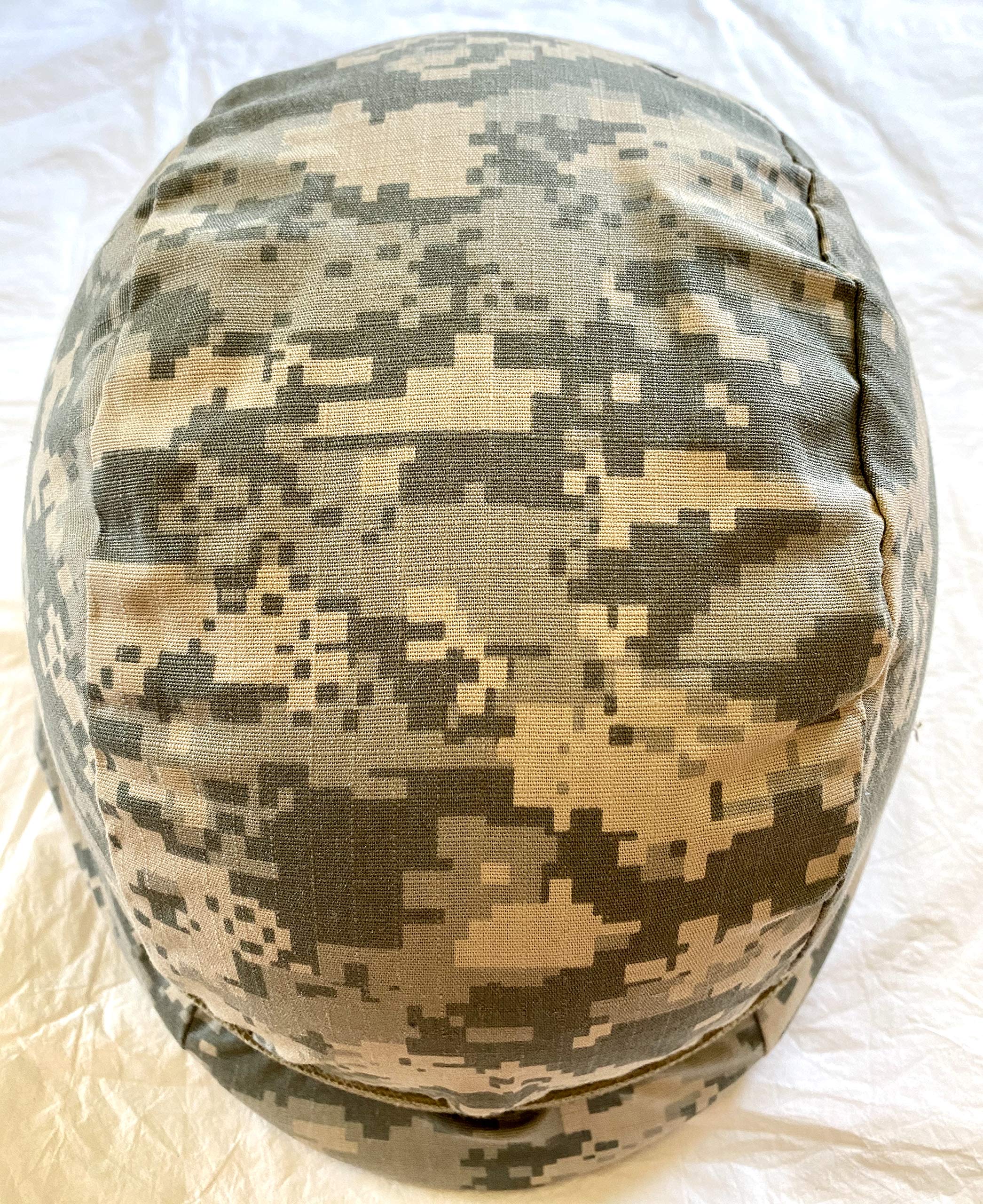 Original USGI PASGT Helmet with ACU Digital Camo Cover - Medium Size Military Tactical Gear for Airsoft, Paintball & Outdoor Survival
