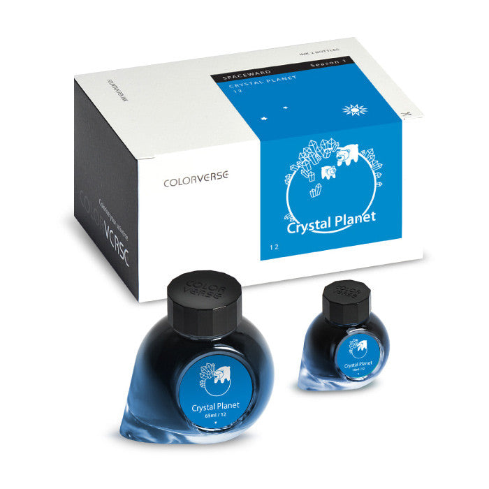 Colorverse Spaceward Fountain Pen Ink Set - 65ml + 15ml Bottles for Writing, Calligraphy & Art - Premium Ink for Journaling, Letter Writing & Creative Projects