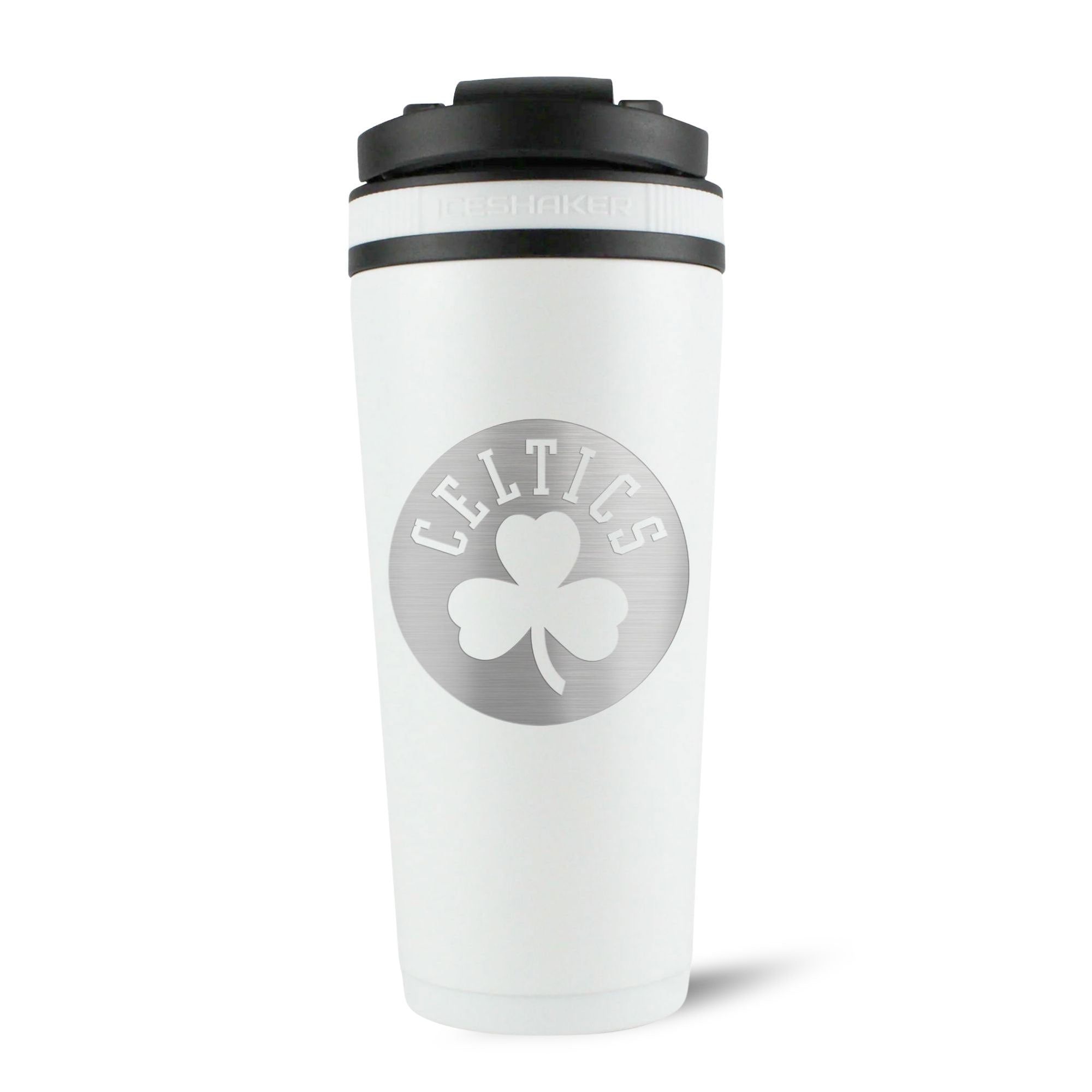 Official Boston Celtics 26oz Insulated Stainless Steel Water Bottle & Protein Shaker - Perfect for Gym, Workouts, Sports & Outdoor Activities