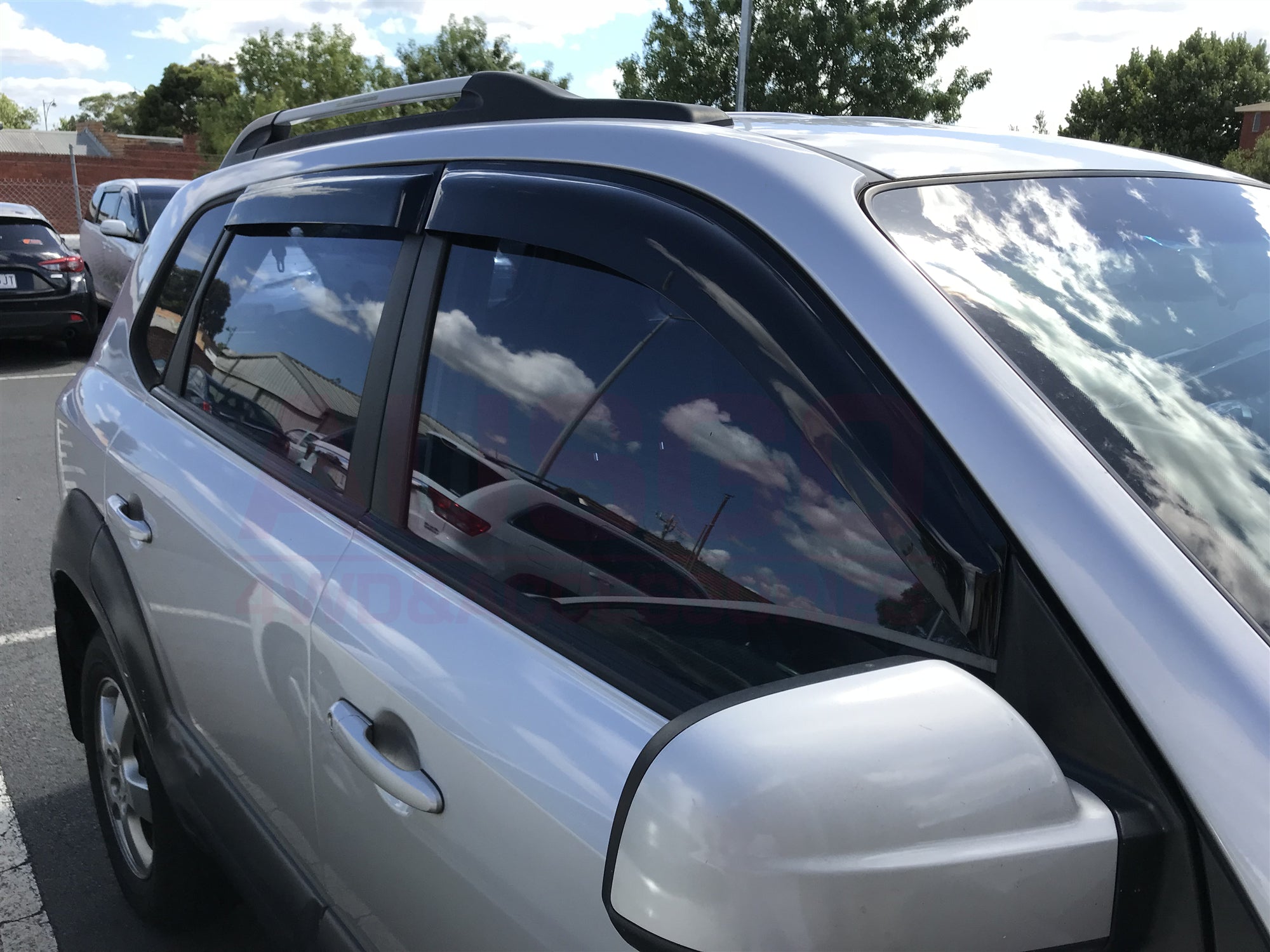 2004-2010 Hyundai Tucson Weather Shields - Durable Car Window Rain Guards for All-Weather Protection | Perfect for Rainy Days & Highway Driving
