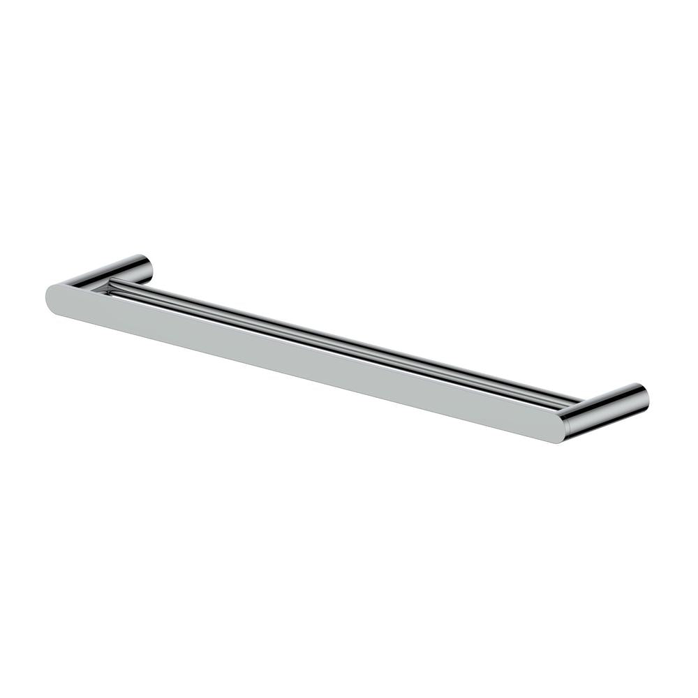 ZLINE Crystal Bay Double Towel Rail - Brushed Nickel & Oil Rubbed Bronze Finishes - Premium Bathroom Towel Holder for Spa, Hotel, or Home Decor (CBY TRD)