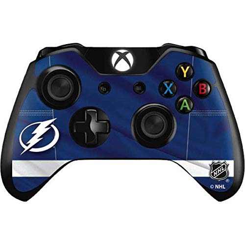 Official NHL Tampa Bay Lightning Jersey Gaming Skin for Xbox One Controller - Durable Decal Sticker for Enhanced Grip & Style - Perfect for Gamers & Sports Fans