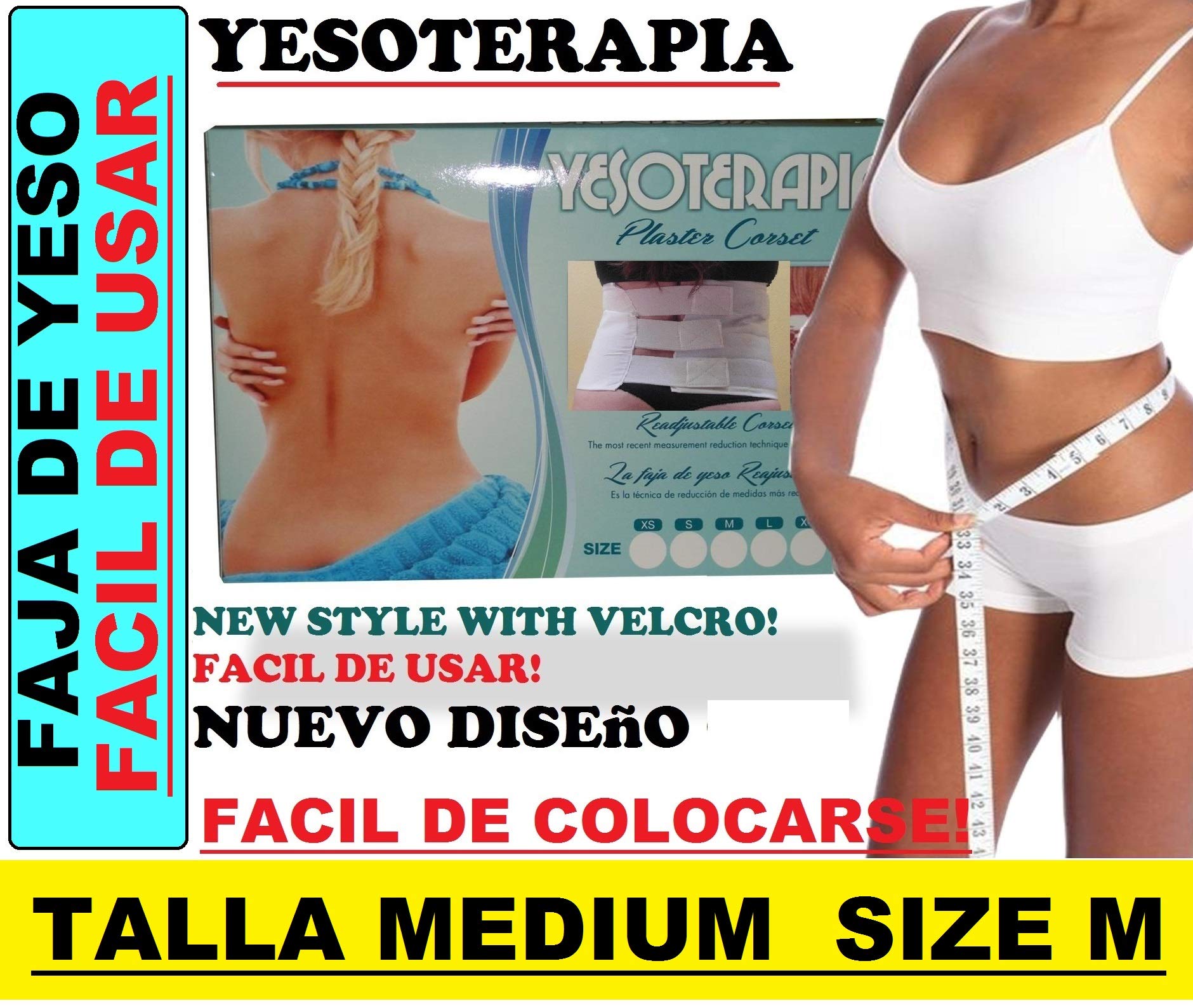 Original Plaster Corset for Body Shaping - 100% Authentic Yesotherapy Waist Trainer (Medium) | Slimming & Posture Support for Women | Perfect for Daily Wear & Special Occasions