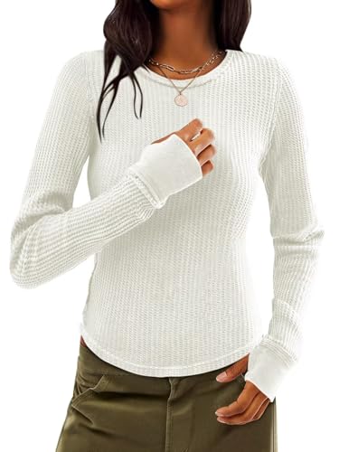 Waffle Knit White
