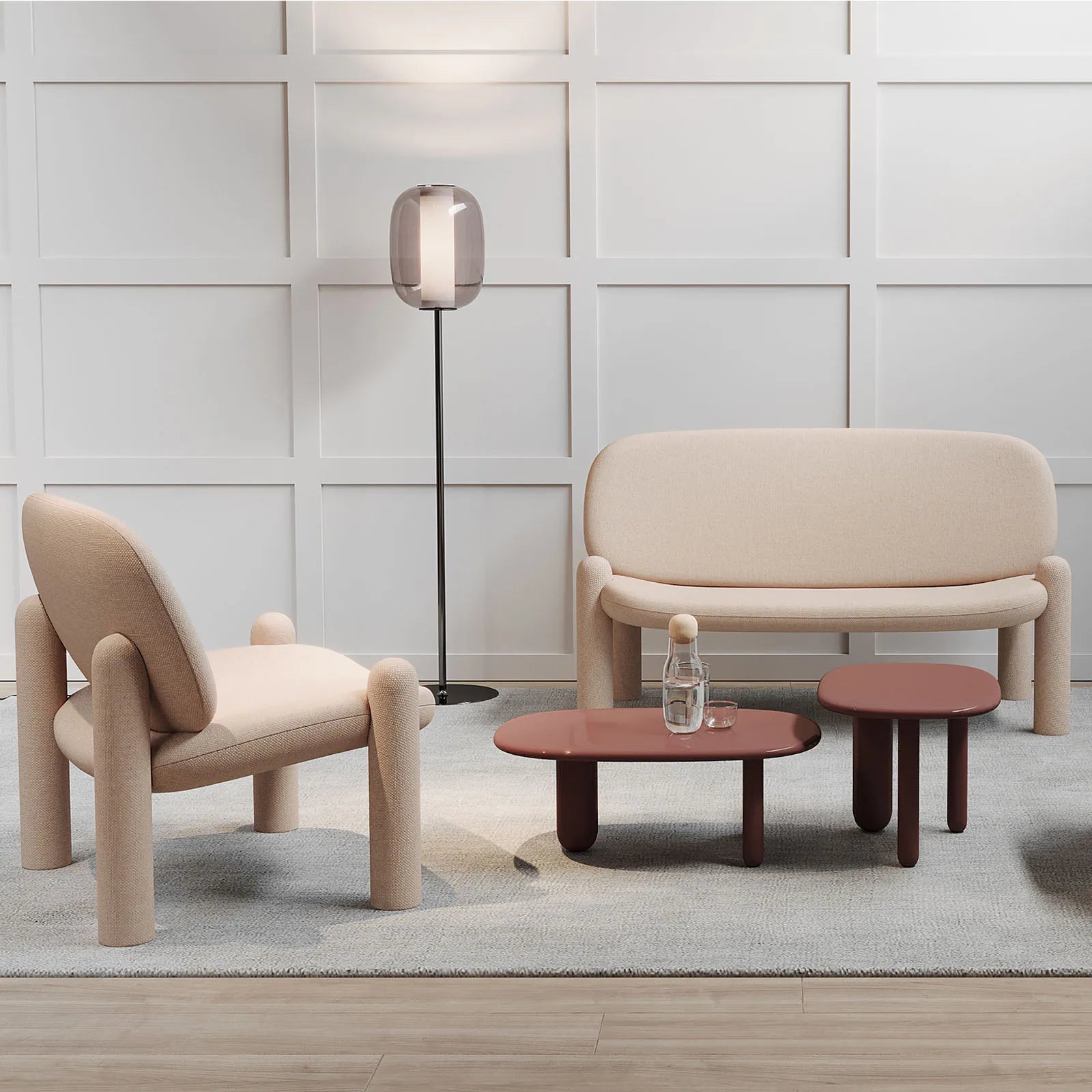 Driade Tottori Sofa - Modern Luxury Sofa for Living Room, Lounge & Office - Premium Comfort & Stylish Design