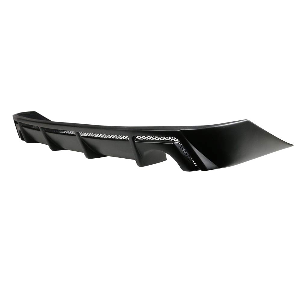 FREEMOTOR802 Rear Bumper Diffuser for 2014-2016 Lexus IS F Sport - Unpainted Black PP Spoiler | Perfect for Car Upgrades & Performance Enhancement