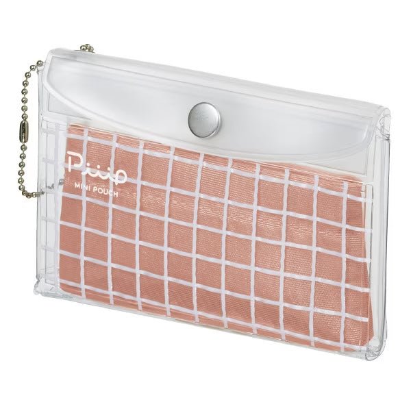 KOKUYO Piiip Mini Pouch - Compact & Stylish Zipper Pouch for Stationery, Cosmetics & Travel Essentials | Perfect for School, Office & Daily Organization