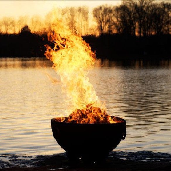 Premium Nepal Wood Burning Fire Pit for Outdoor Gatherings - Perfect for Backyard, Camping, and Patio Use