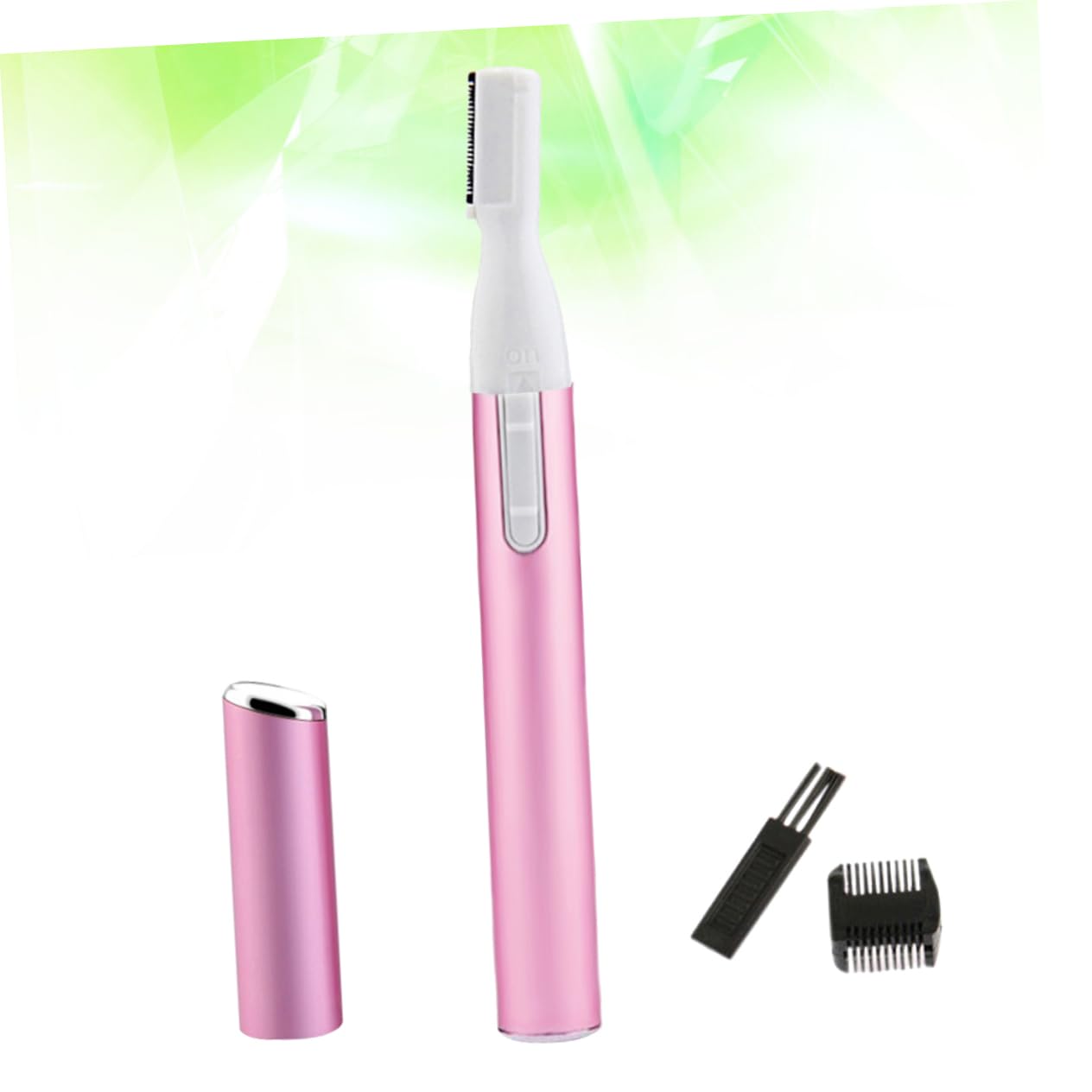 Healeved Electric Eyebrow Trimmer for Women - Painless Hair Removal Epilator & Eyebrow Shaver - Battery-Free Design for Precise Grooming at Home or Travel