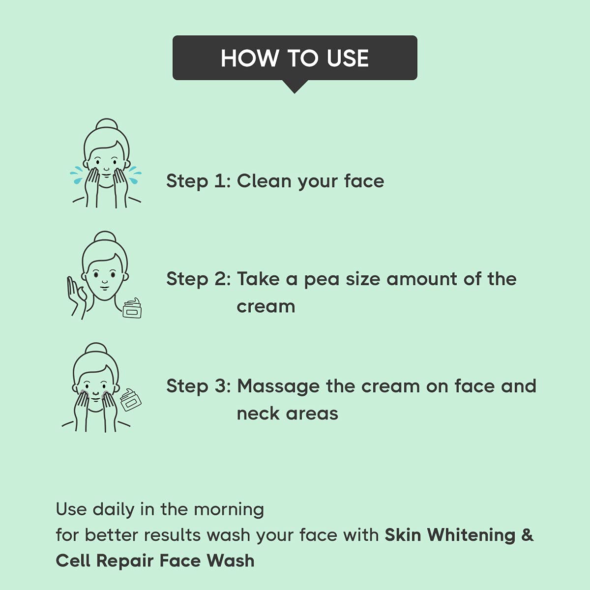 SANCTUS Skin Whitening & Cell Repair Face Cream - Lightweight Moisturizer for Oily, Acne-Prone Skin with Alpha Arbutin & Lemon Oil - Brightens & Evens Skin Tone (100g) - Perfect for Daily Skincare Routine & Nighttime Repair