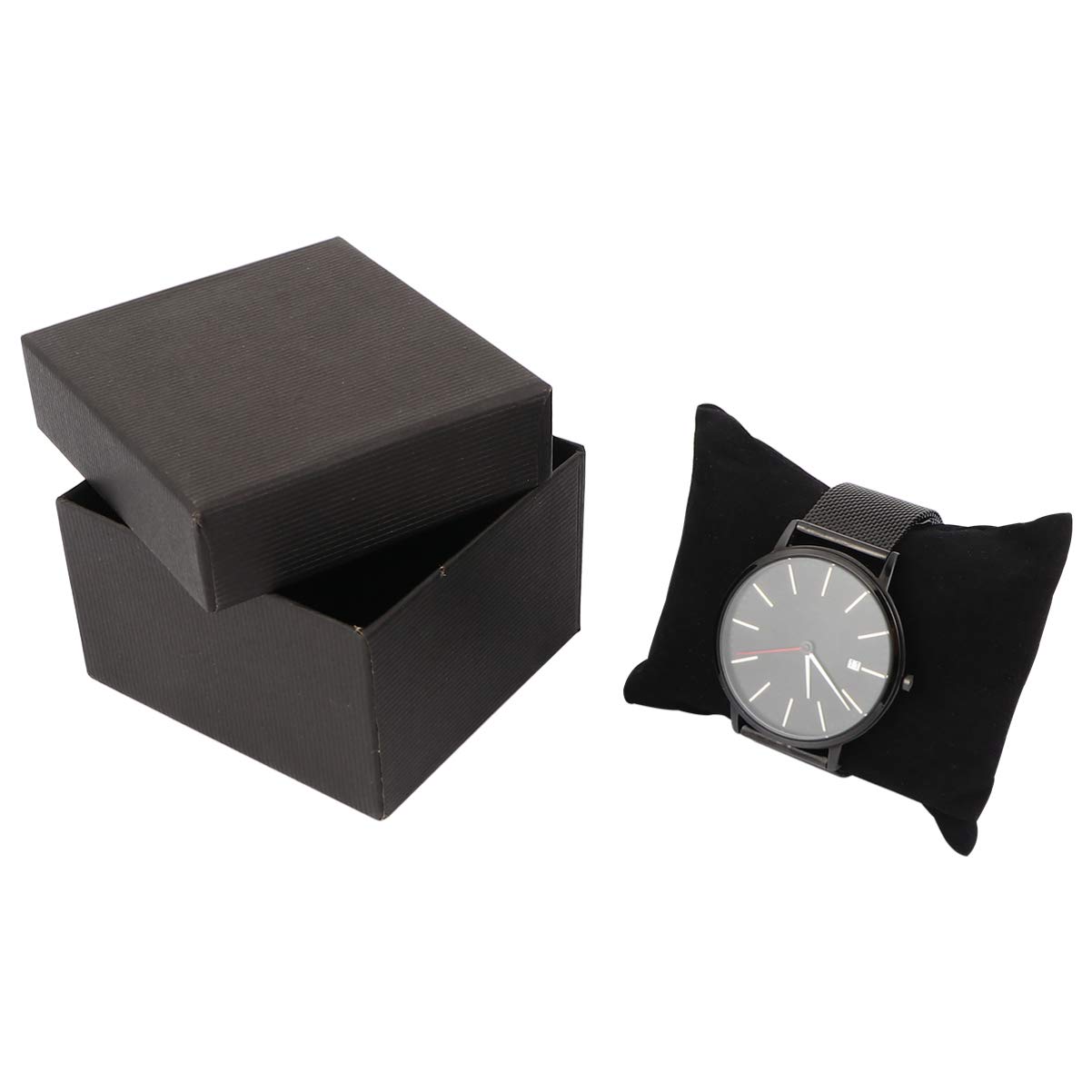 Hemobllo 3-Piece Decorative Jewelry Gift Box Set - Single Watch Display Case, Portable Bracelet Organizer, Elegant Paper Gift Box for Watches & Jewelry | Perfect for Gifting, Storage, and Travel Accessories