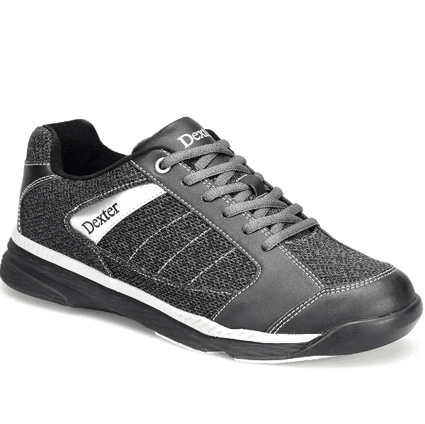 Dexter Men's Wyoming Charcoal Knit Bowling Shoes - Comfortable & Durable for League Play & Casual Bowling