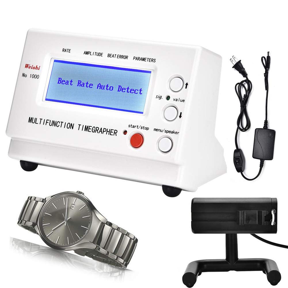 Professional Jadpes Mechanical Timegrapher - Multifunctional Watch Tester & Timing Machine for Mechanical Watches (90-240V) | Perfect for Watchmakers, Jewelers & Repair Shops