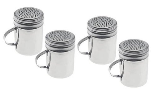 Premium Stainless Steel Dredge for Salt, Pepper, Spices & Confectionery Sugar | Kitchen & Baking Essential | Perfect for Seasoning, Garnishing & Dessert Decoration