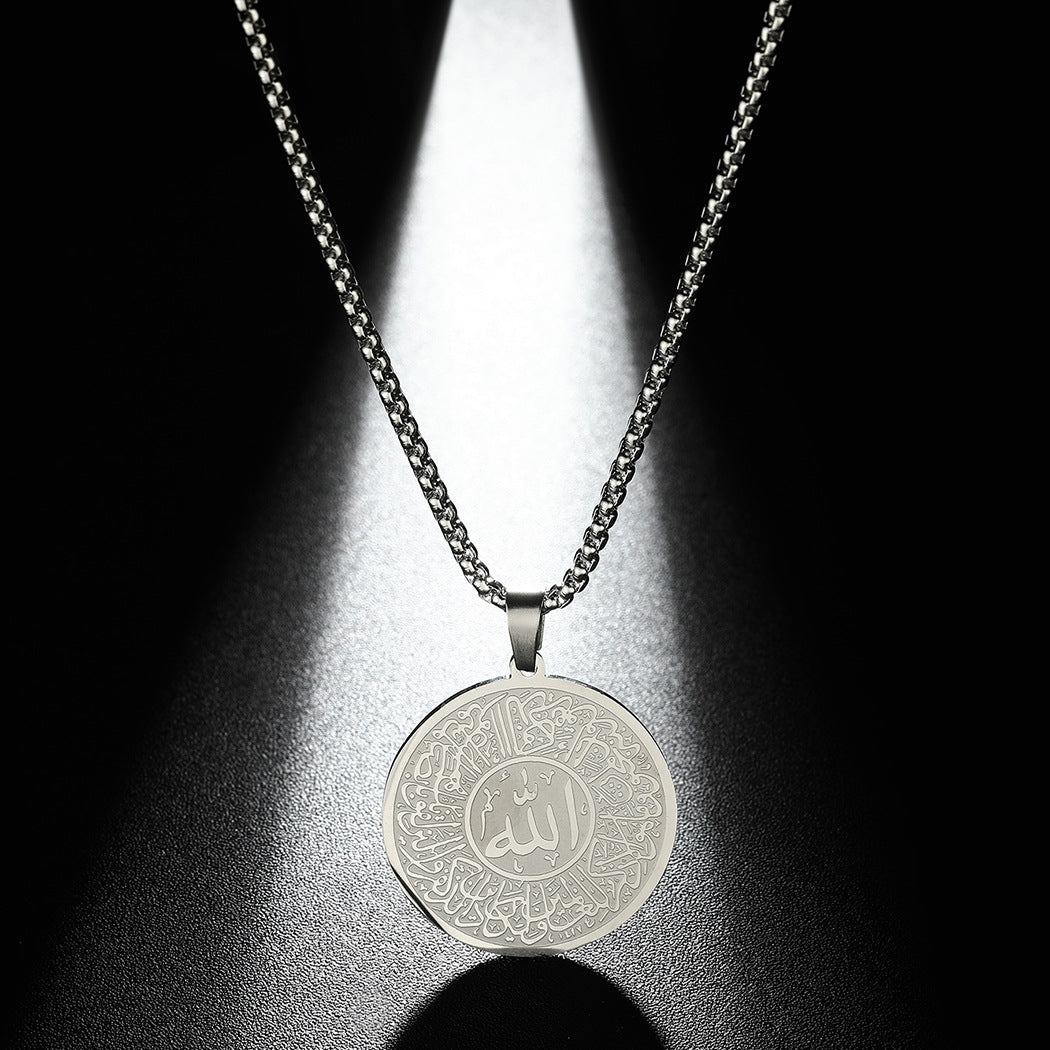Men's Calligraphy Necklace - Elegant Handwriting Pendant Jewelry for Gifts, Weddings & Special Occasions