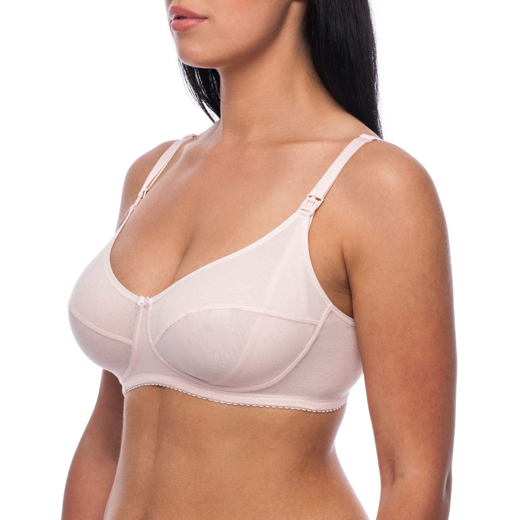 Frugue Women's 90% Cotton Nursing Bra - Comfortable Maternity Bra for Breastfeeding Moms | Perfect for Pregnancy, Postpartum & Everyday Wear