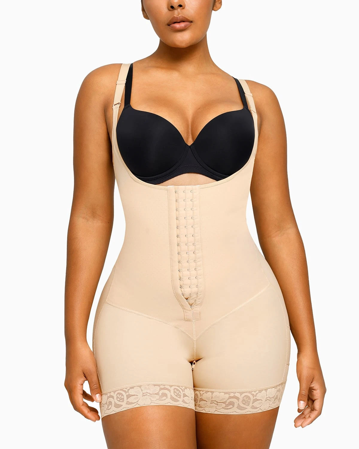 AirSlim® Core Sculpt Open Bust Shaping Bodysuit for Women - Tummy Control Shapewear for Slimming & Posture Support - Perfect for Dresses, Workouts & Special Occasions