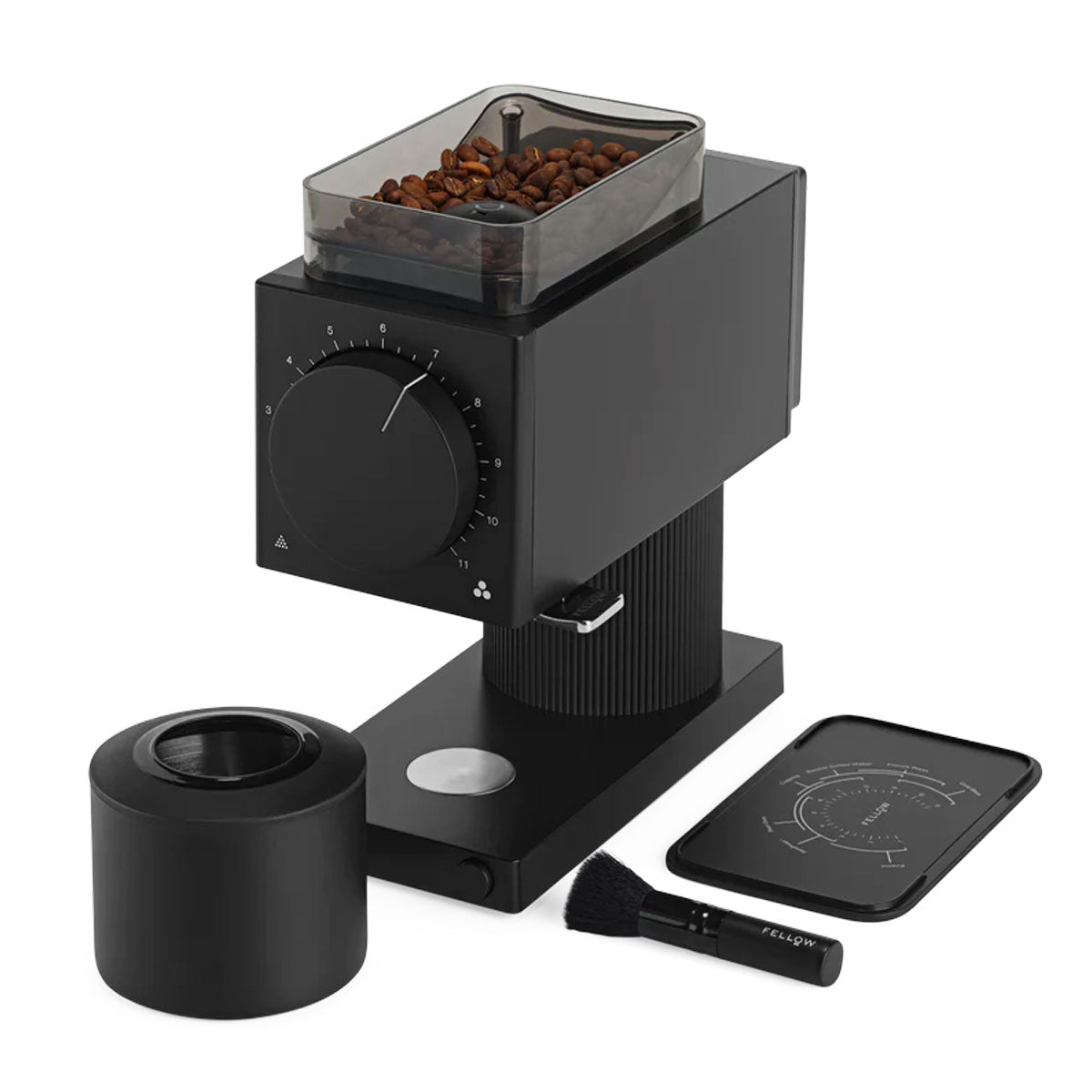 Fellow Ode Brew Grinder Gen 2 - Premium Electric Coffee Grinder for Pour Over & Drip Coffee - Matte Black - Perfect for Home Baristas & Coffee Enthusiasts