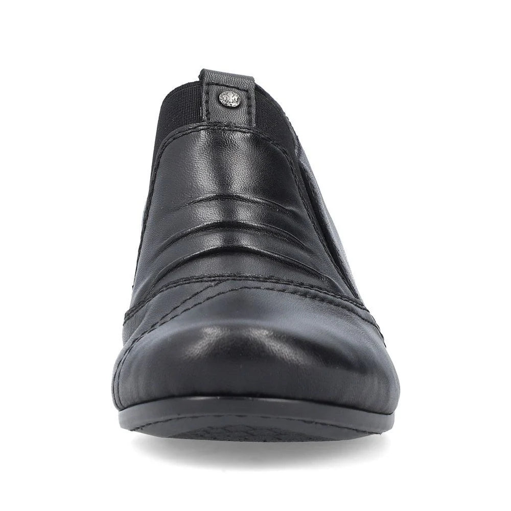 Rieker 41657 Women's Black Comfort Shoes - Stylish & Lightweight for Work, Walking & Everyday Wear
