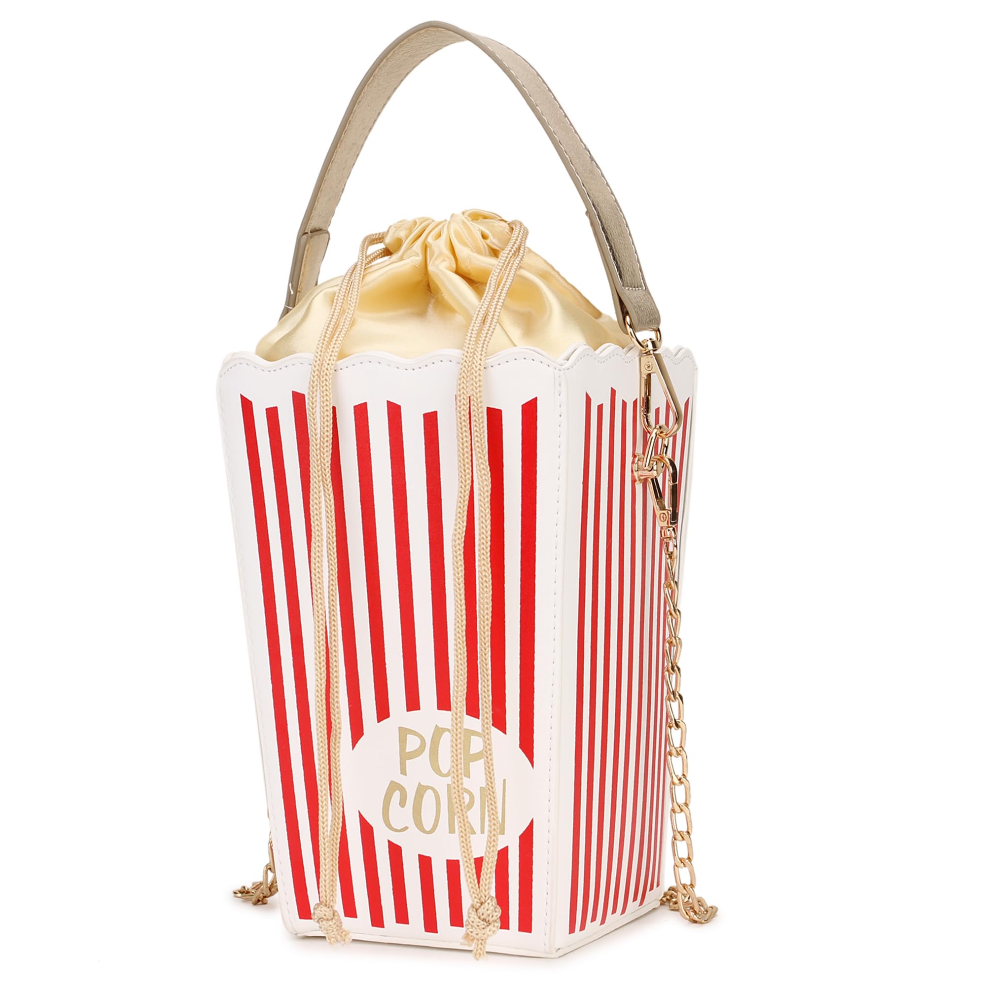 Trendy Popcorn Box Style Crossbody Bag for Women - Fashionable Clutch, Shoulder Bag & Purse - Perfect for Parties, Date Nights & Casual Outings