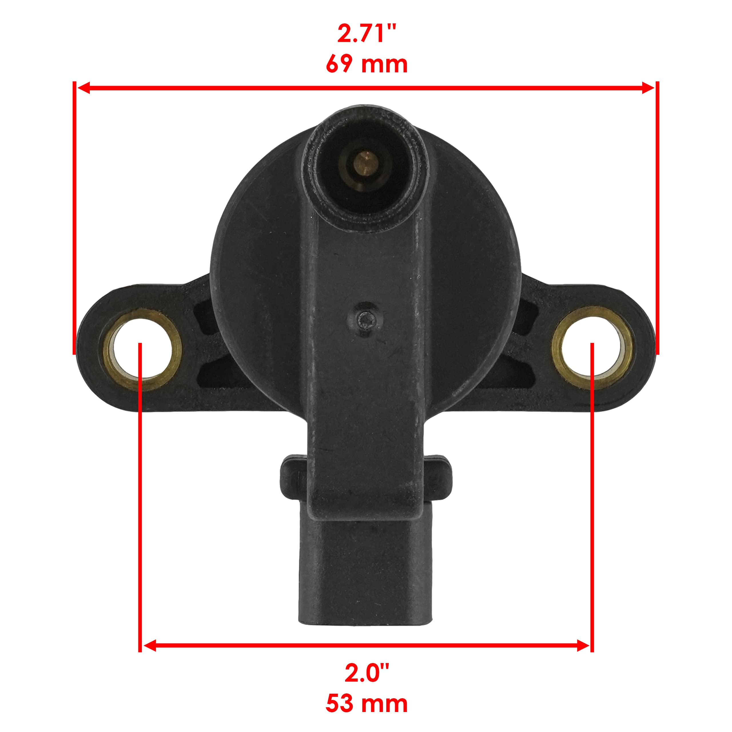 High-Performance Caltric Ignition Coil with Spark Plug Wire - Compatible with Polaris RZR 570 & RZR Trail 570 (2015-2022 Models) - Perfect for Off-Roading, Trail Riding & UTV Maintenance
