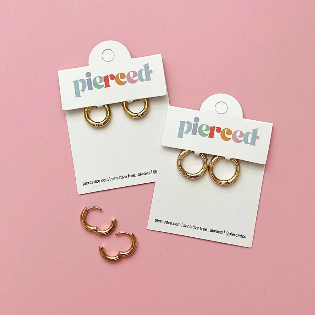 14K Gold Huggie Hoop Earrings for Kids - Hypoallergenic & Comfortable - Perfect for Everyday Wear, Parties & Special Occasions
