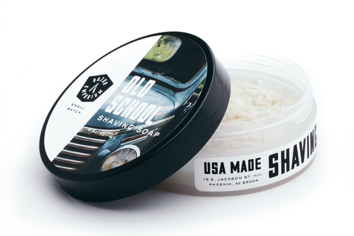 Small Batch Shaving Soap for Men | Old School Traditional Wet Shaving | Perfect for Daily Grooming & Beard Care