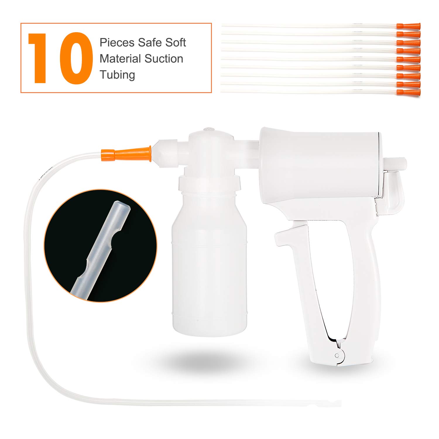 Portable Manual Handheld Suction Pump - Compact & Easy to Use for Home, Lab, and Outdoor Applications