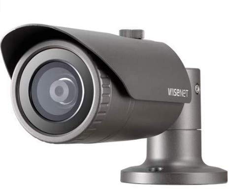 Hanwha Techwin QNO-8010R 5MP IR WDR PoE Outdoor Security Camera - 2.8mm Fixed Lens, Weatherproof, Night Vision, RJ45 Connection for Home & Business Surveillance