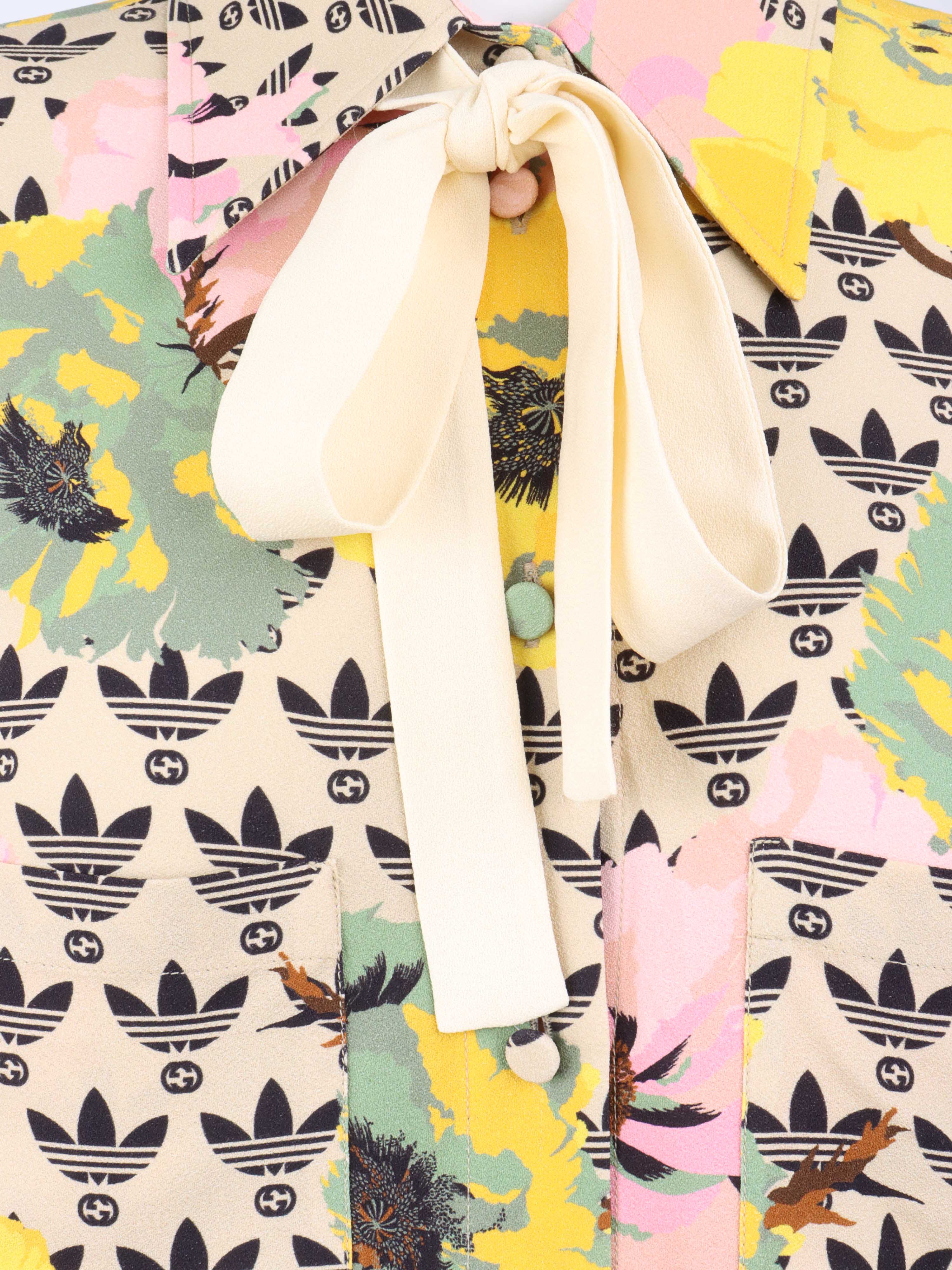 Gucci x Adidas GG Trefoil Poppy Shirt - Stylish Designer Collab T-Shirt for Men & Women | Perfect for Streetwear, Casual Outfits & Fashion Events