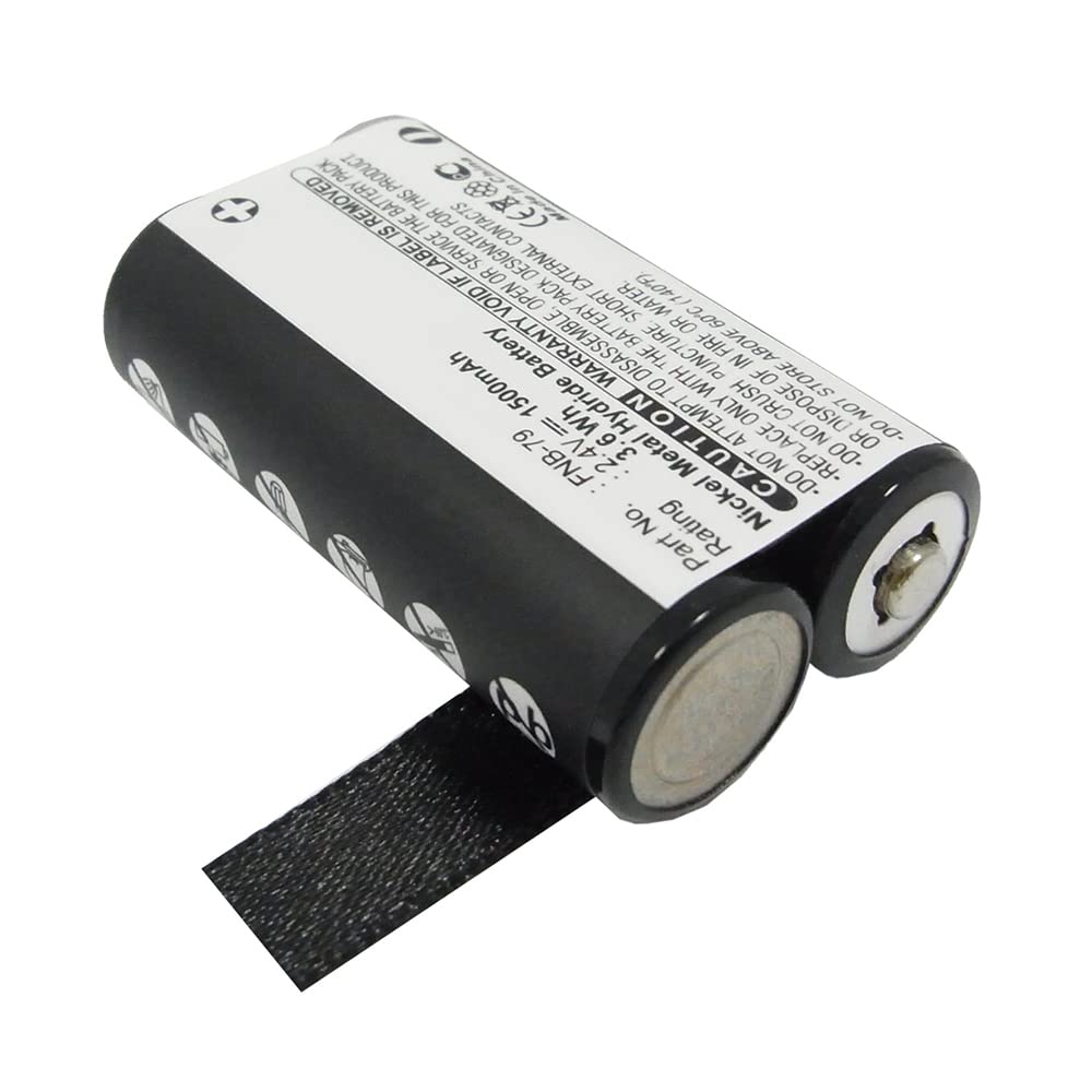 Synergy Digital 2-Way Radio Battery for YAESU FNB-79 - 1500mAh Ni-MH Replacement Battery (2.4V) - High Capacity Walkie Talkie Battery for Outdoor, Hiking, Camping & Emergency Communication