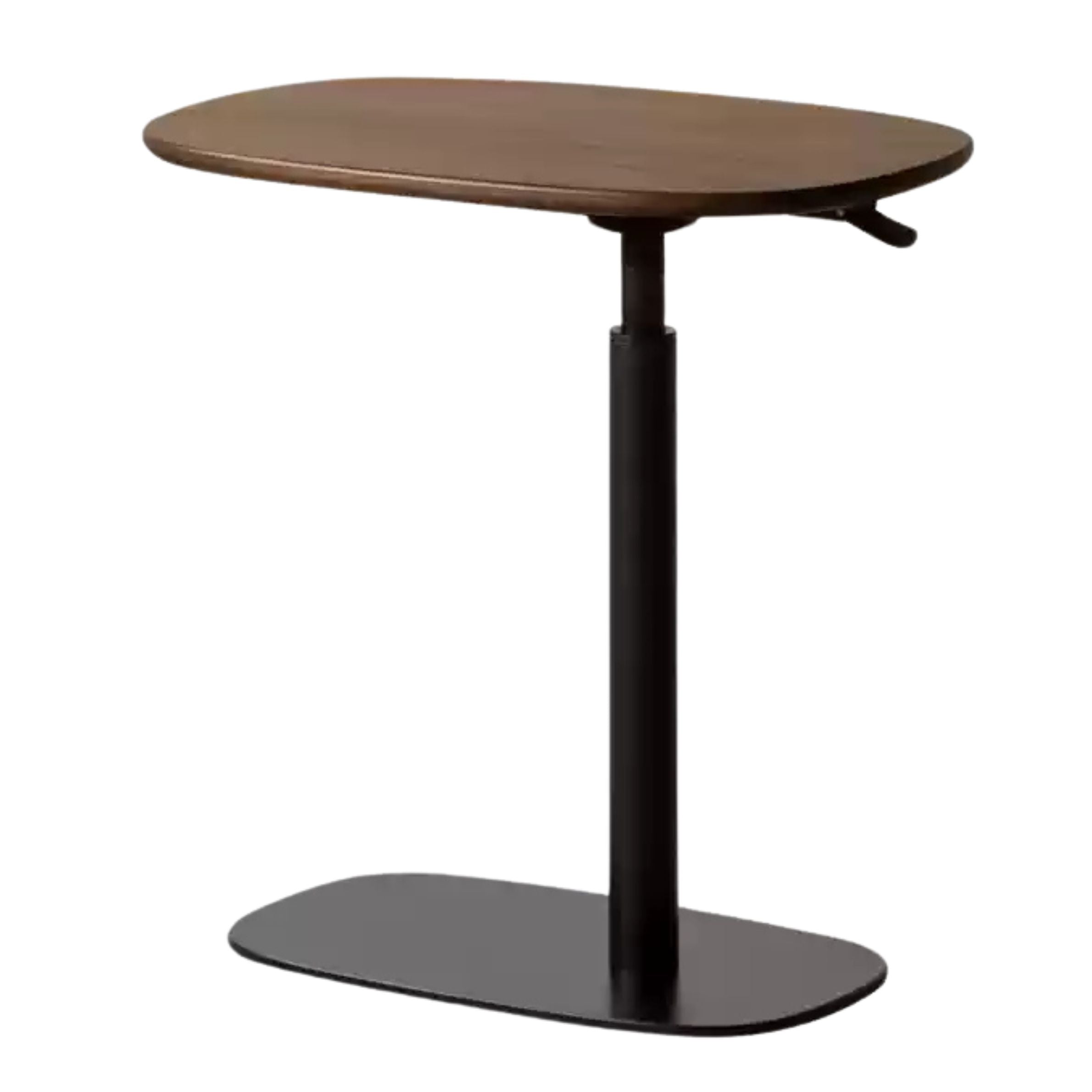28.7x 25.9x41. inch /60x40x(52-78.5)сm /Rich Dark Walnut color / Black Walnut Side table