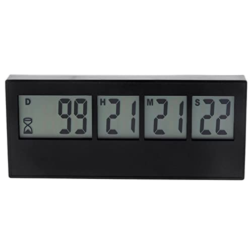 999 Days Digital Countdown Timer with LCD Screen - Kitchen Timer, Event Reminder for Wedding, Retirement, Lab, Cooking, Watering Plants | Perfect for Chefs, Home & Office Use
