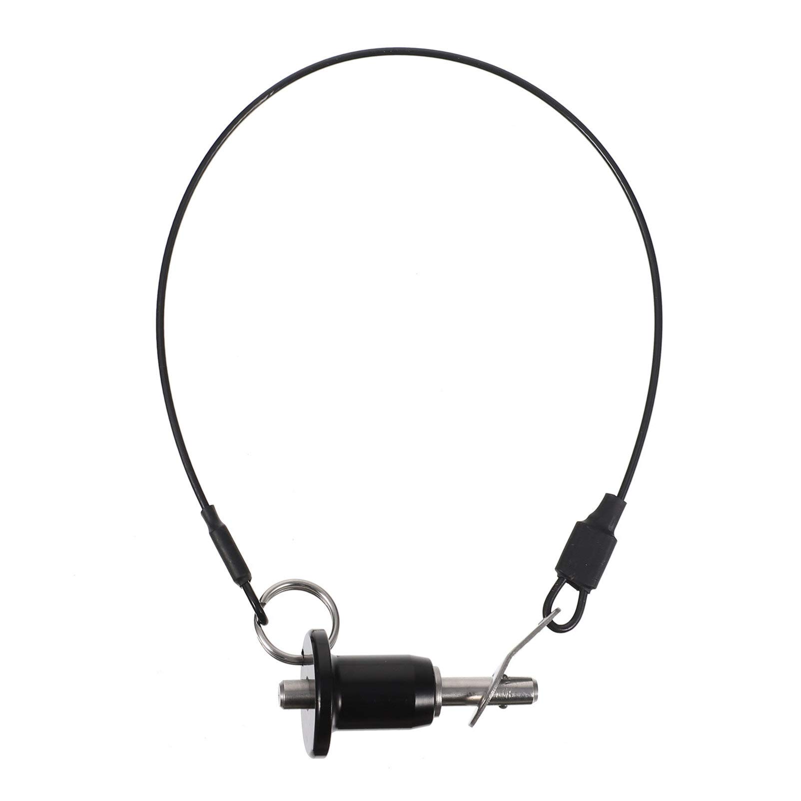 TEHAUX Quick Release Pin Lanyard for Kayak & Boat - Marine Accessories for Bimini Top & Slide Rail (5X10CM)