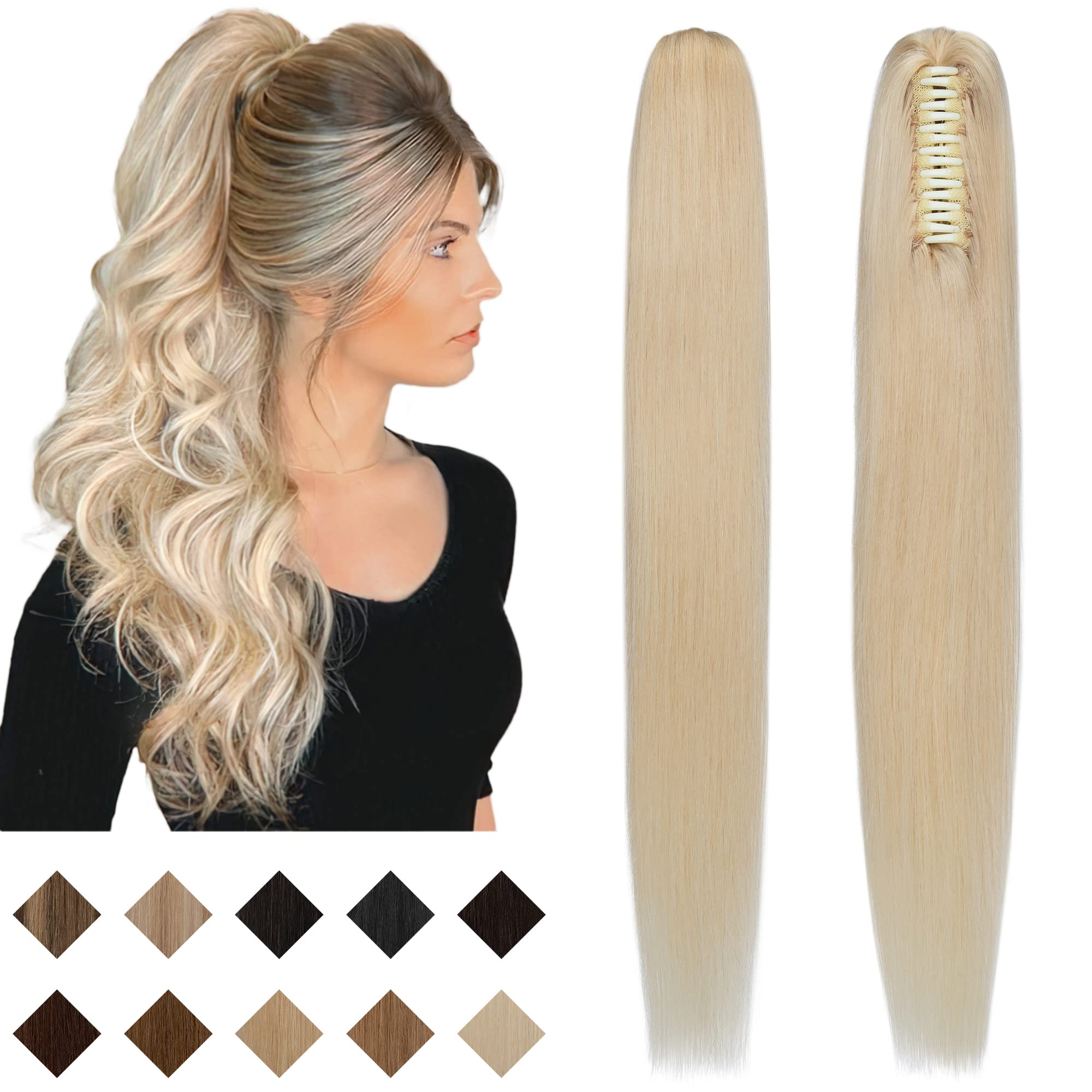 SEGO Claw Clip Ponytail Extension - 18