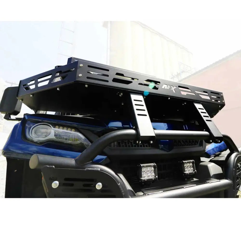 CFMoto UForce 1000 Front Basket - Heavy Duty Utility Cargo Carrier for 2021-2024 Models - Perfect for Hunting, Camping & Farm Work Accessories