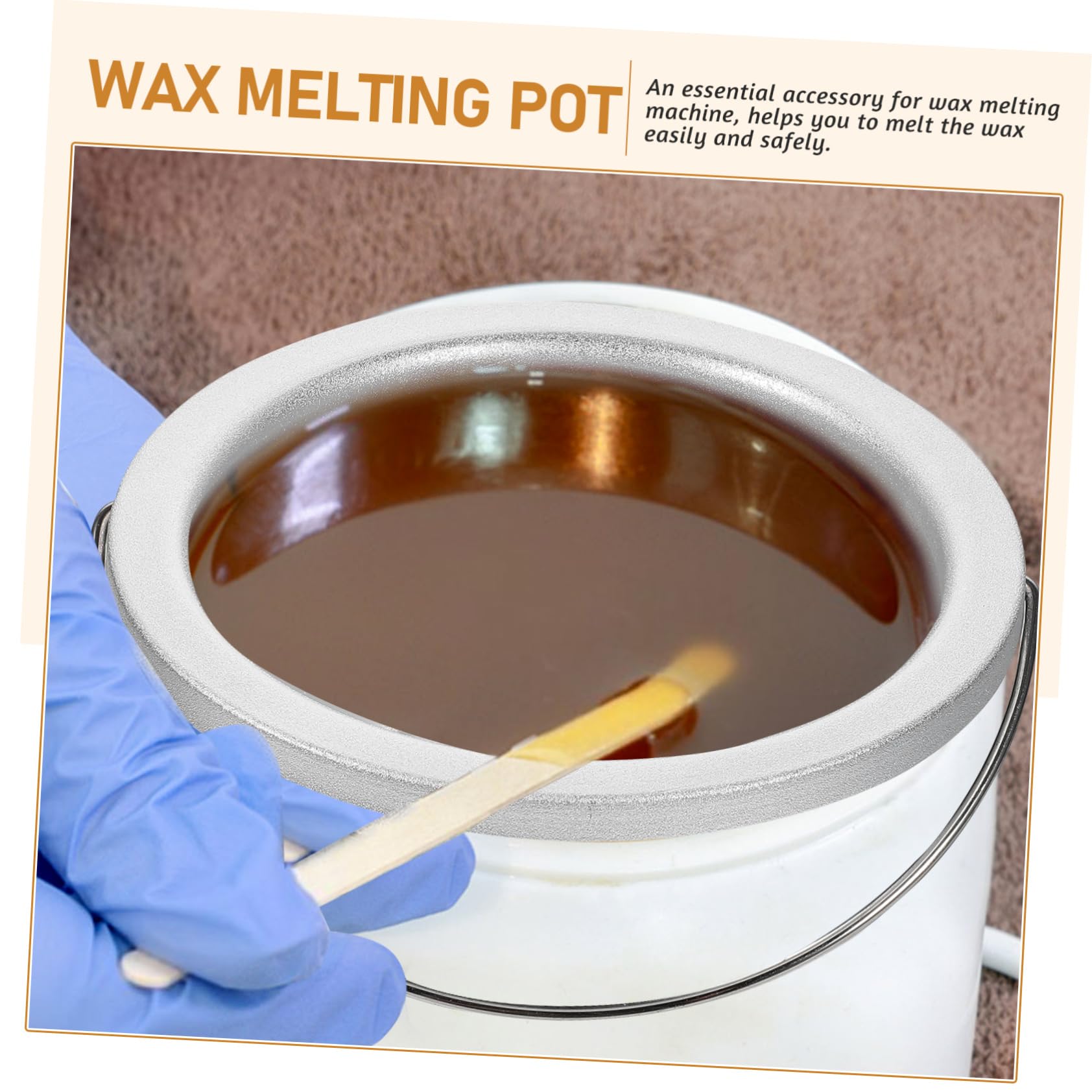 Professional Wax Melting Machine Inner Pot - Dual Wax Heater Pot for Hair Removal & Beauty Waxing - Perfect for Salon, Spa & Home Use