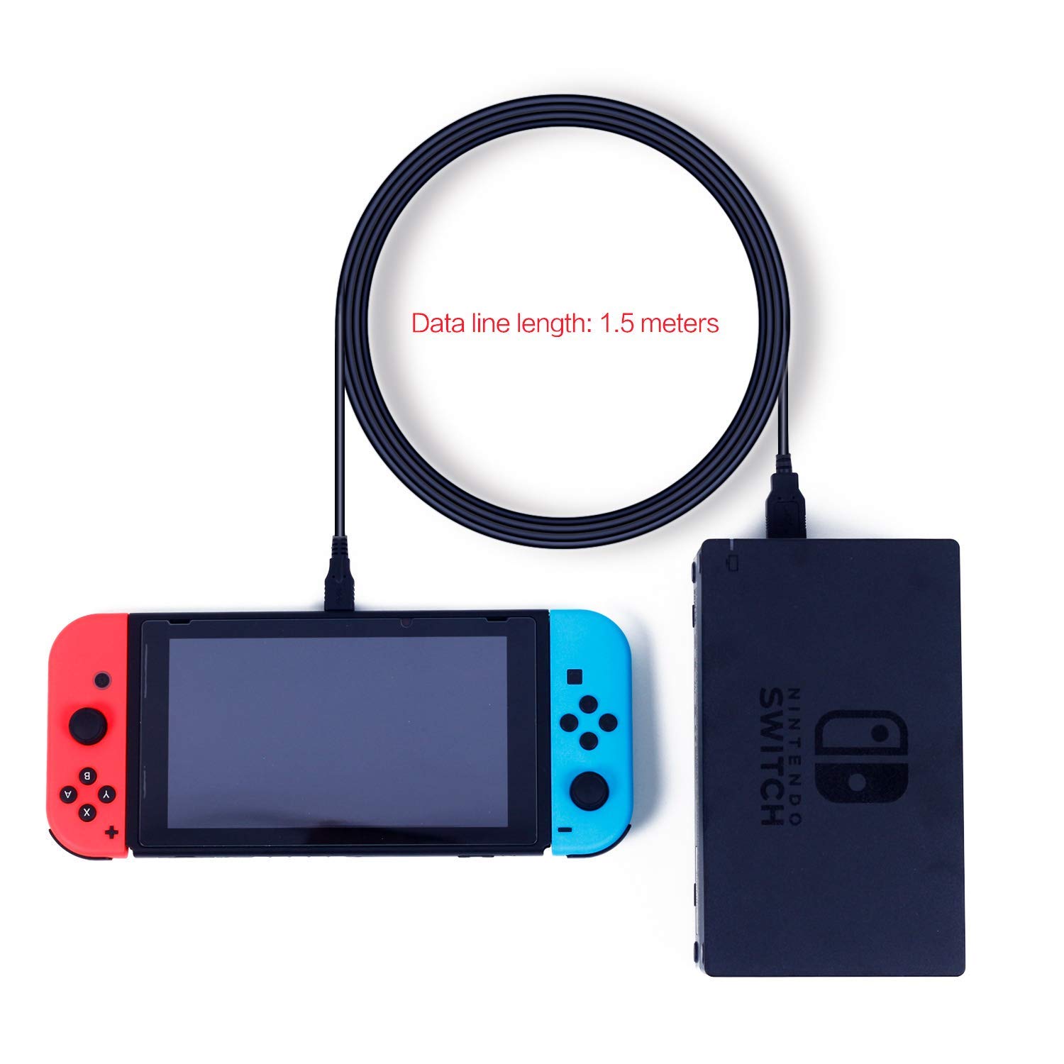 HEATFUN USB C Fast Charger for Nintendo Switch - 6FT High Speed Charging Cable | Perfect for Gaming On-The-Go & Travel Accessories