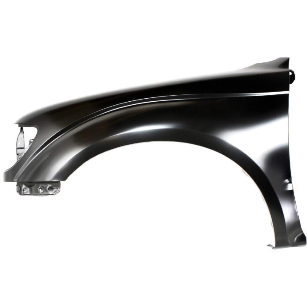 2001-2004 Toyota Tacoma Driver Side Front Fender Replacement with Mudguard Provision - Compatible with Base/DLX/S-Runner/Pre Runner Models (Fits Part Numbers 5380204070, TO1240180) - Perfect for Off-Roading & Daily Driving