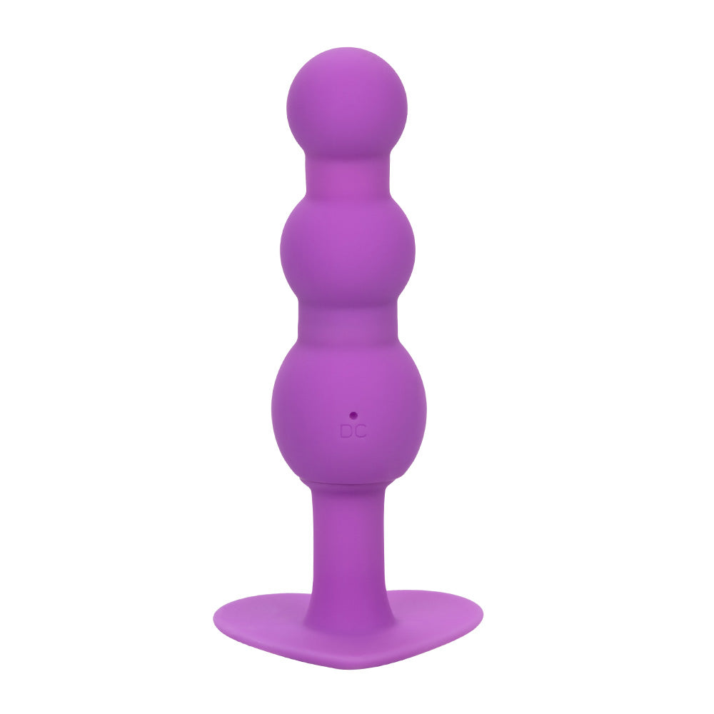 Premium Vibrating Triple Beaded Anal Probe with Heart-Shaped Base - Sensual Massager for Couples & Solo Play, Perfect for Beginners & Advanced Users - Enhance Intimacy & Explore New Pleasure in the Bedroom