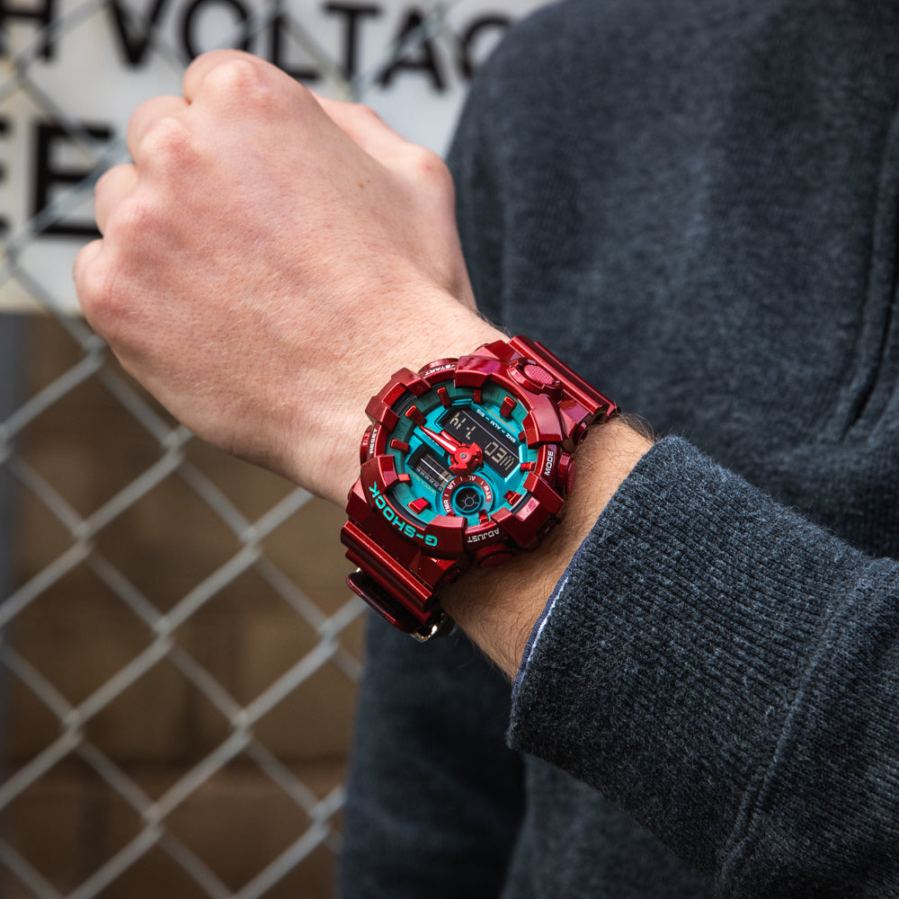 Casio G-Shock GA700DBR-4 Far East Pop Street Series Digital Watch - Stylish & Durable for Outdoor, Sports & Street Fashion