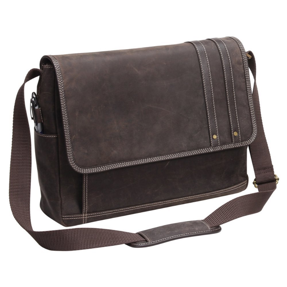 GOODHOPE The Tuscany Messenger Bag - Stylish Leather Crossbody Bag for Men & Women | Perfect for Work, Travel & Everyday Use
