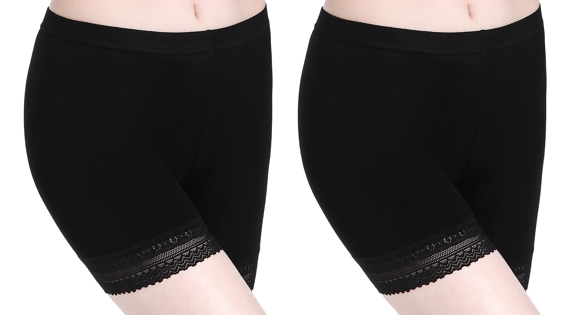 CnlanRow Women's Lace Short Skirts with Safety Shorts - Stretchy Ultra Thin Athletic Leggings for Workout, Yoga & Running | Comfortable Summer Fashion for Gym, Dance & Casual Wear
