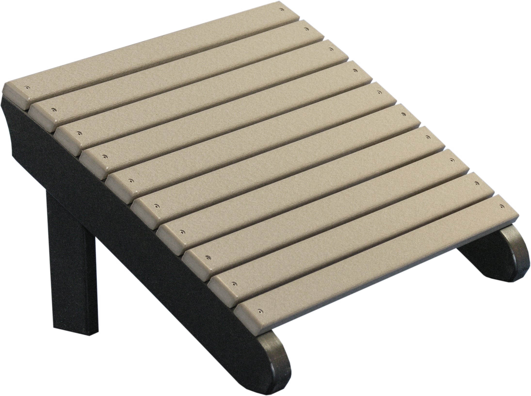 LuxCraft Deluxe Adirondack Footrest - Premium Outdoor Patio Chair Footstool for Relaxing in Garden, Deck or Backyard - Comfortable & Durable Wooden Footrest for Lounge Chairs