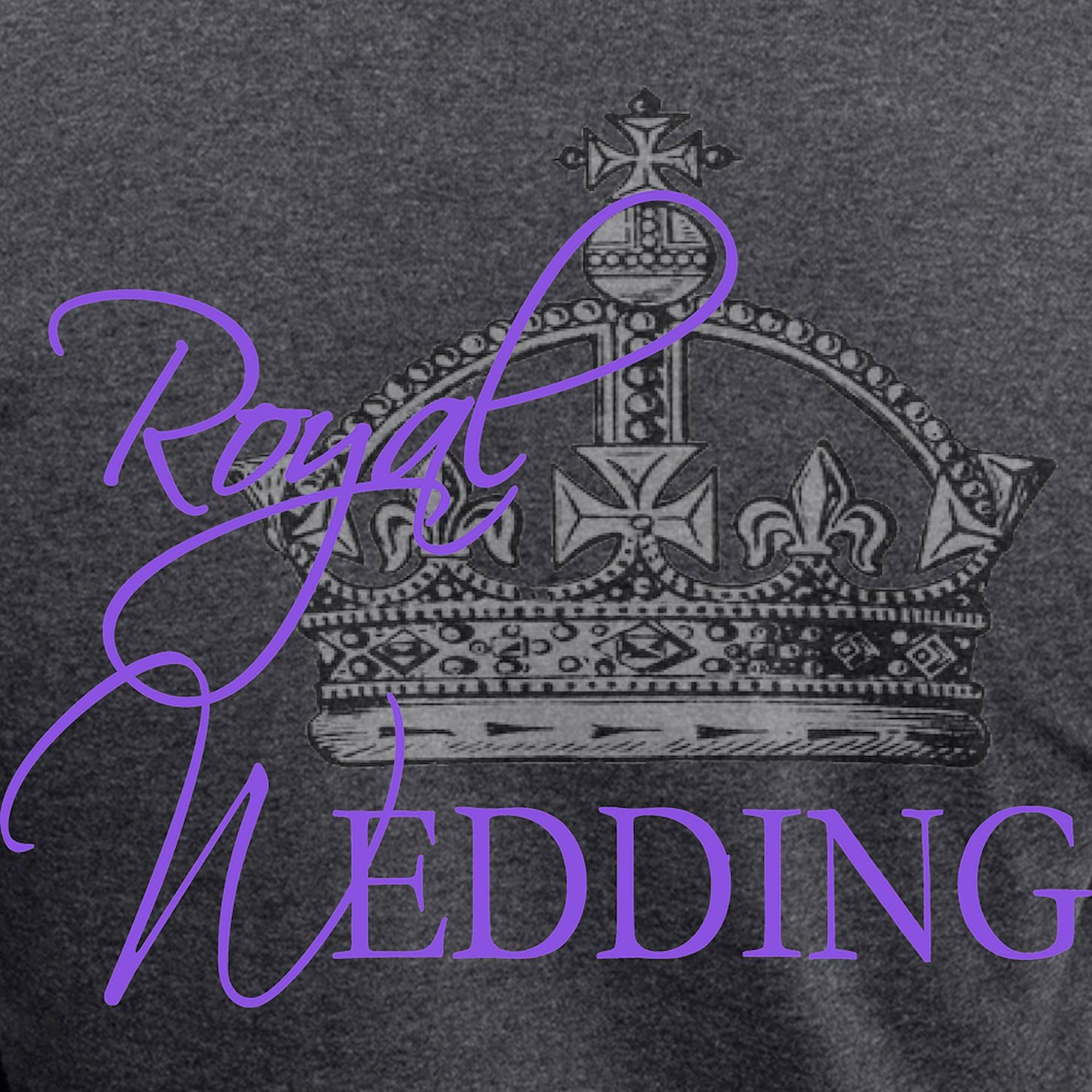 Royal Wedding London England Women's Charcoal Pajama Set - Novelty Sleepwear for Women | Perfect for Themed Parties, Bachelorette Nights & Cozy Sleep