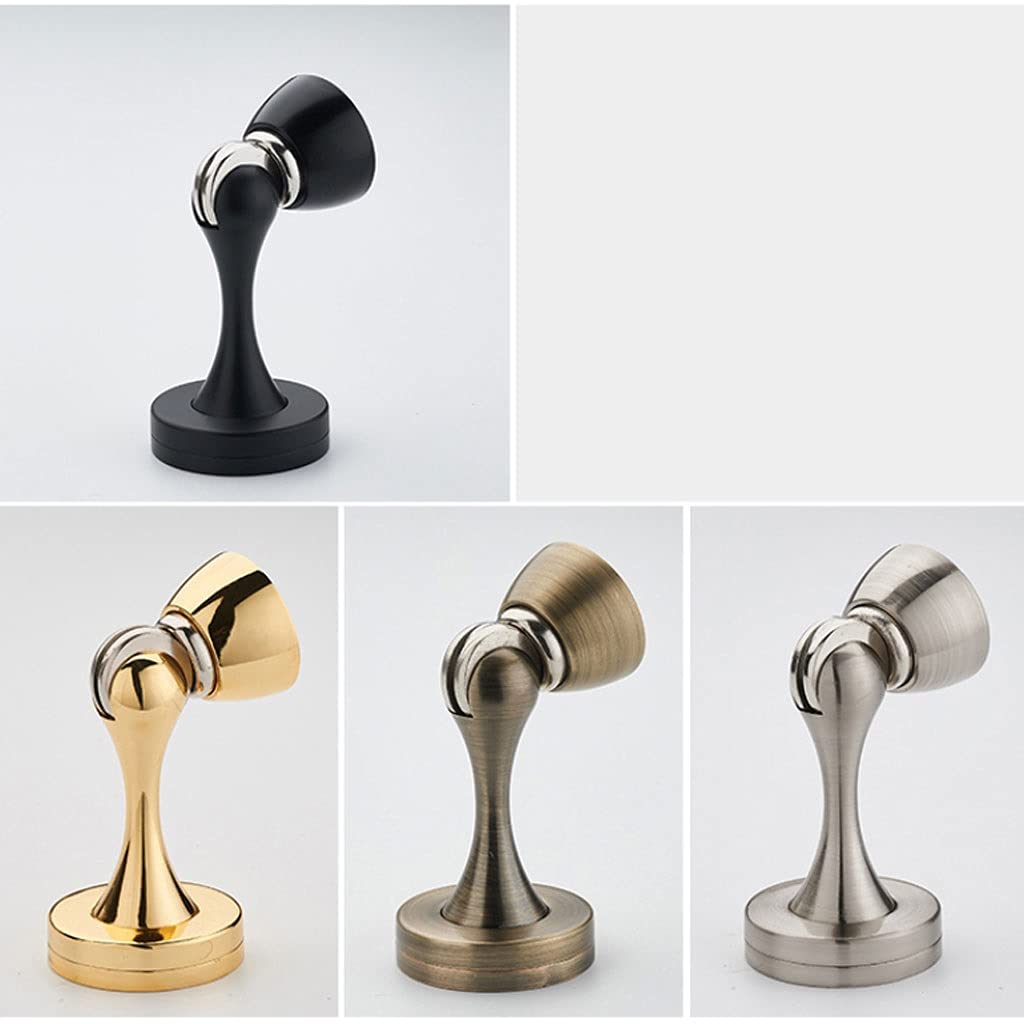 Zinc Alloy Magnetic Mute Door Knob Lever Lock with Key - Split Lock Handle for Indoor Bedroom & Bathroom Doors (Black) - Perfect for Home Security and Noise Reduction in Private Spaces