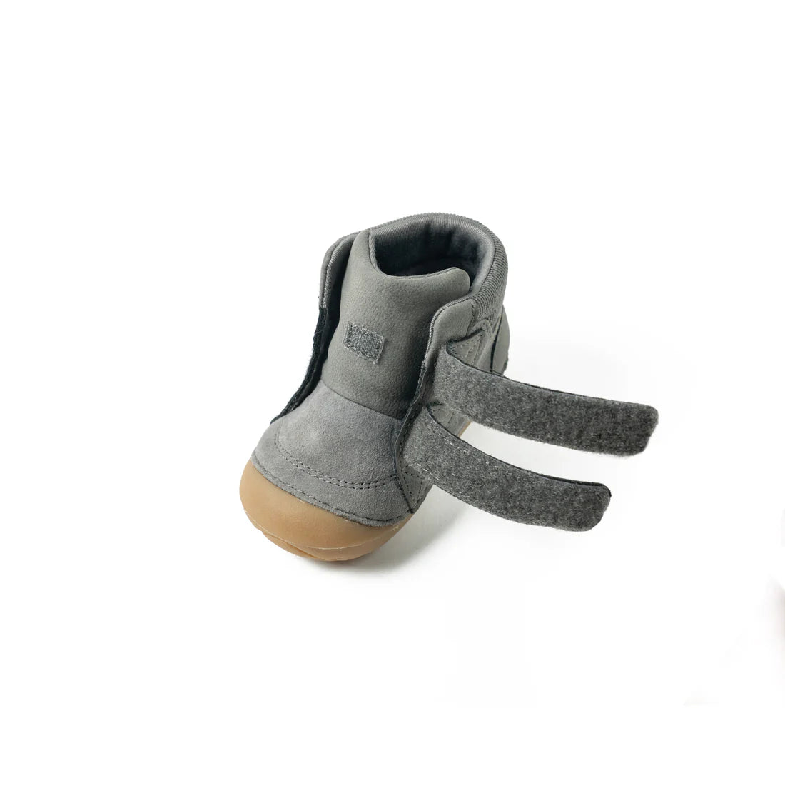 Stride Rite Grey Martin Soft Motion Toddler Boots - Waterproof Winter Shoes for Boys & Girls - Comfortable Non-Slip Walking Booties for Outdoor Play & Cold Weather